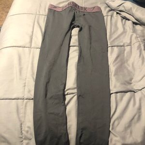 Gymshark fit leggings Charcoal/purple wash.
